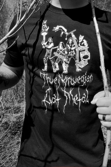 tričko "Cat Metal" černé
