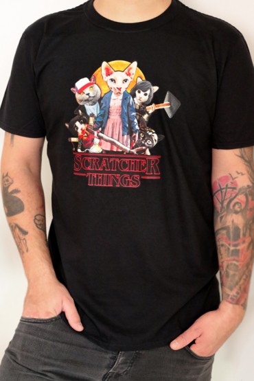 T-shirt "Scratcher things" black