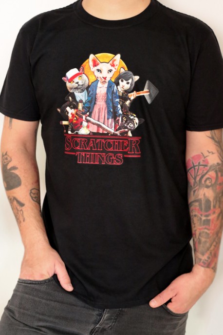 T-shirt "Scratcher things" black
