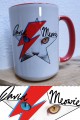 Mug "David Meowie" red 0,4l