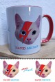 Hrnek "David Meowie" červený 0,3l