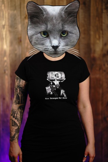T-shirt "True Norwegian Cat Metal" black