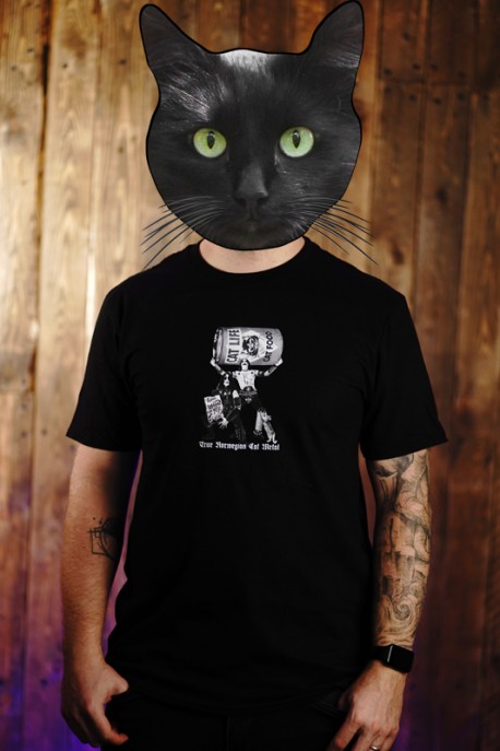 T-shirt "True Norwegian Cat Metal" black