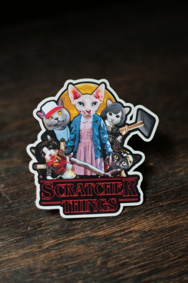 Sticker "Scratcher Things"