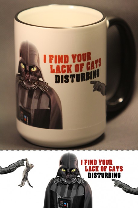 Hrnek "Lack of cats" 